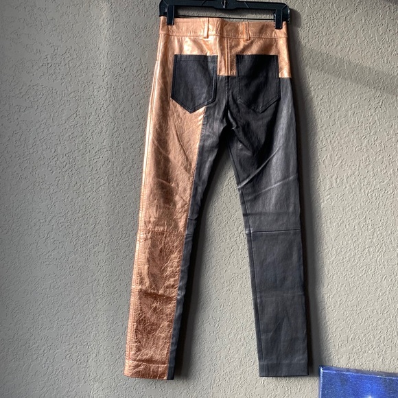 Haider Ackermann Roger Rose leather trouser - Picture 10 of 16